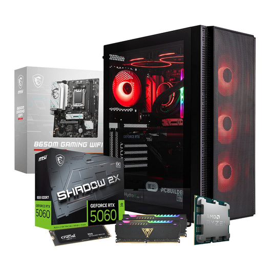 PCBuilder Ryzen 5 7600 SPECIALIST Windows 11 Gaming PC | dynacor.co.za