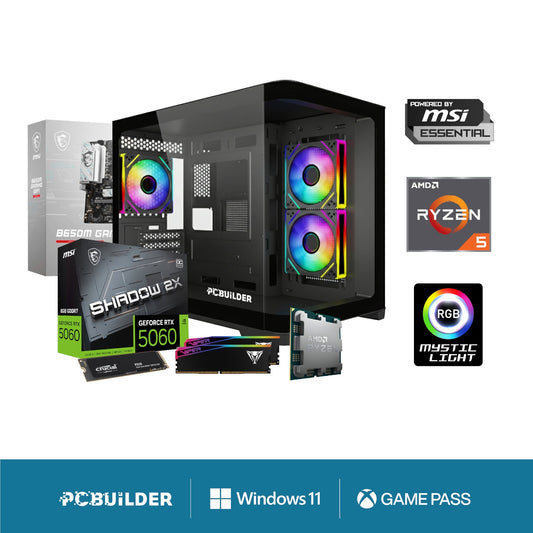 PCBuilder Ryzen 5 7600 SPECIALIST Windows 11 Gaming PC | dynacor.co.za