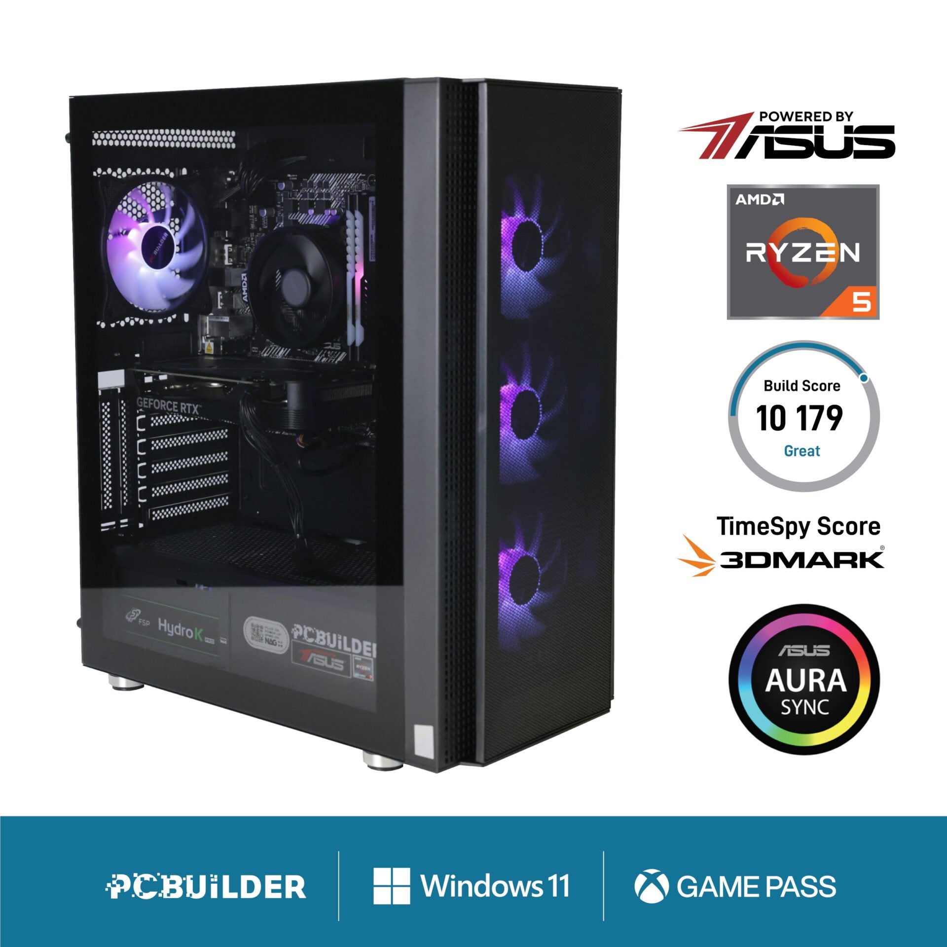 PCBuilder Ryzen 5 5600X TITAN Windows 11 Gaming PC | dynacor.co.za