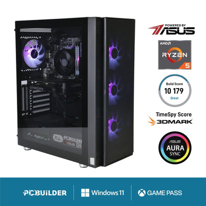 PCBuilder Ryzen 5 5600X TITAN Windows 11 Gaming PC | dynacor.co.za