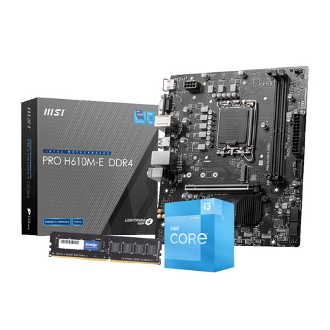 PCBuilder Intel Core i3-12100F LEVEL UP Core Upgrade Kit | dynacor.co.za