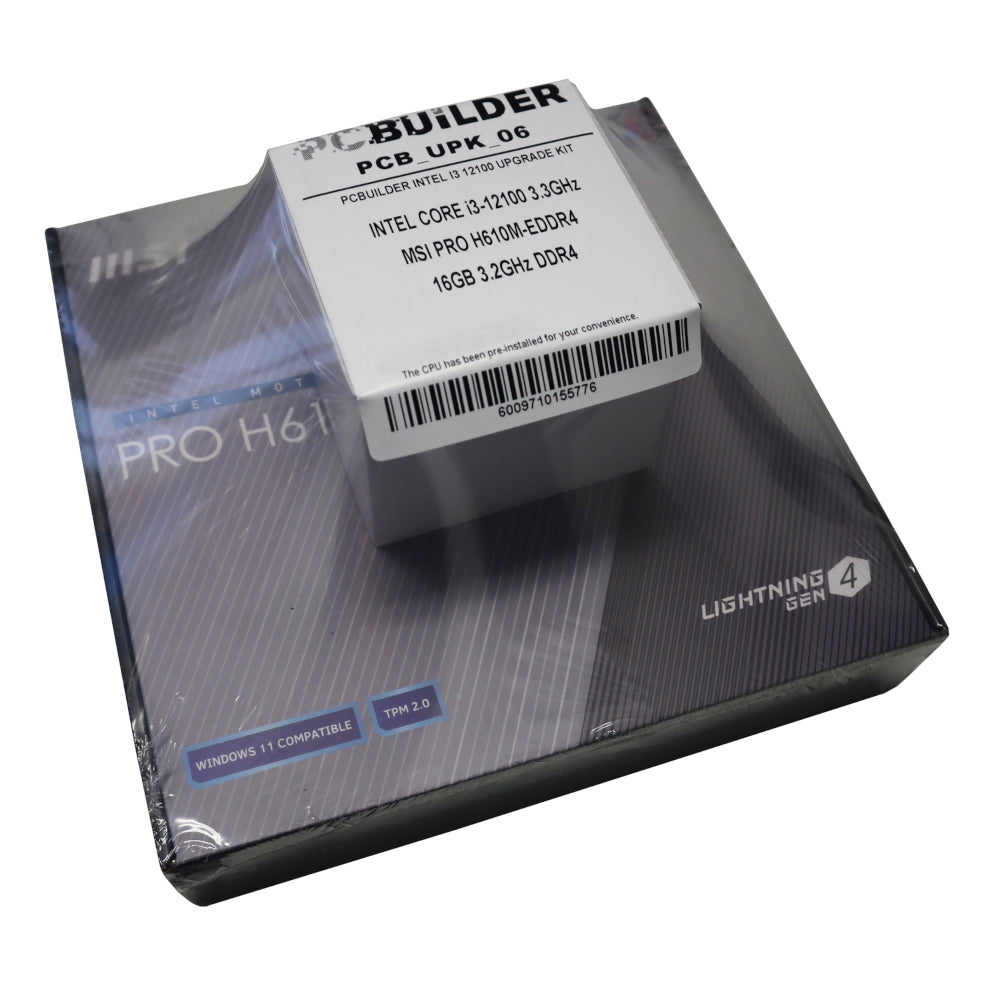 PCBuilder Intel Core i3-12100 LEVEL UP Core Upgrade Kit | dynacor.co.za