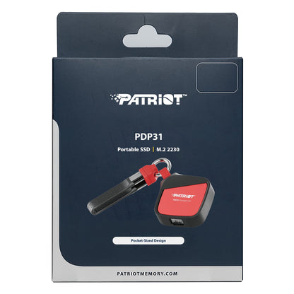 Patriot PDP31 2TB Type-C Portable SSD - Red / Black | dynacor.co.za