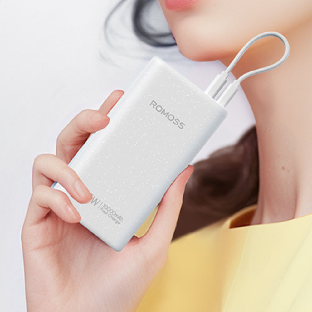 Romoss PHA10 10000mAh 22.5W Fast Charge Power Bank – Grey | dynacor.co.za