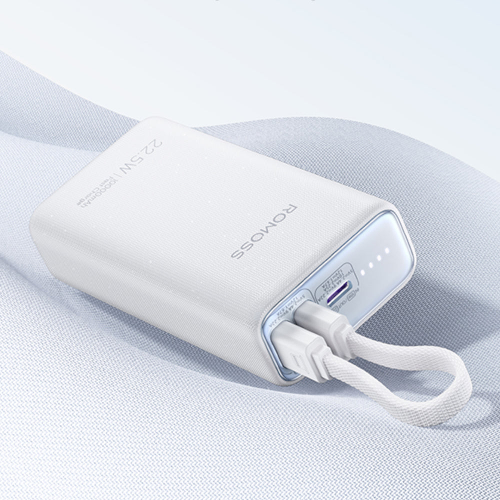 Romoss PHA10 10000mAh 22.5W Fast Charge Power Bank – Grey | dynacor.co.za