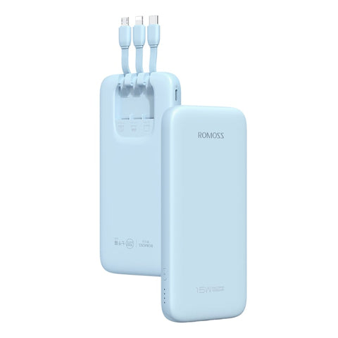 Romoss Power Bank 10000mAh 15W BLU | dynacor.co.za
