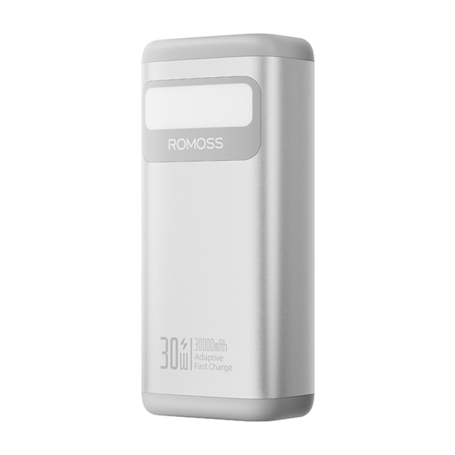 Romoss PMT30 30000mAh 30W Fast Charge Power Bank – Silver | dynacor.co.za
