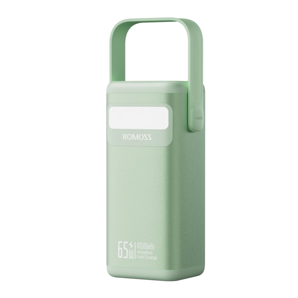 Romoss PMT40 EZCarry Pro 40000mAh 65W Fast Charge Power Bank - Green | dynacor.co.za