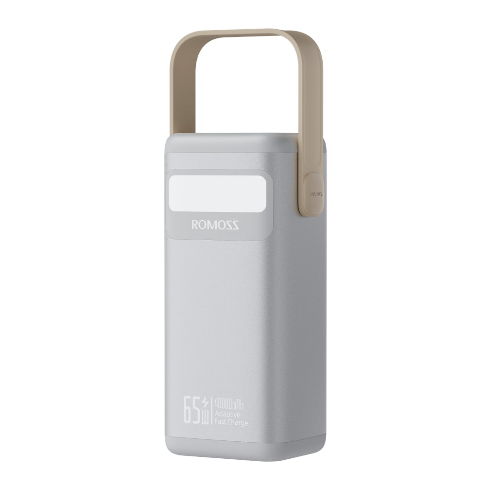 Romoss PMT40 EZCarry Pro 40000mAh 65W Fast Charge Power Bank - Silver | dynacor.co.za
