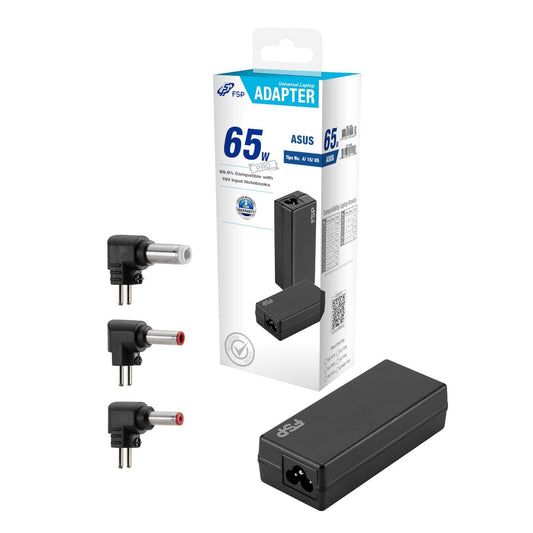 FSP PRO 65W Universal Laptop Adapter – Asus | dynacor.co.za