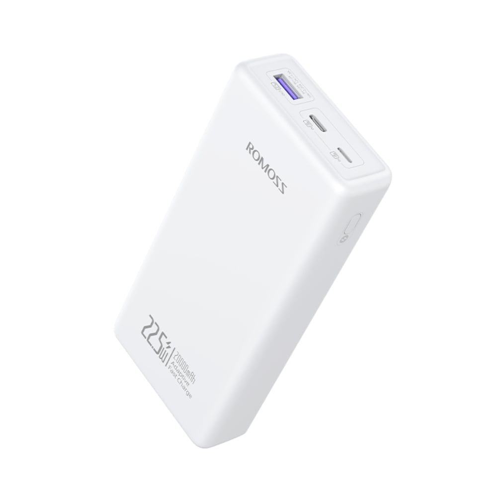 Romoss PRC20 20000mAh 22.5W Fast Charge Power Bank – White | dynacor.co.za