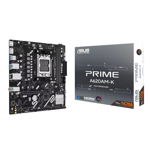 Asus PRIME A620AM-K AM5 M-ATX Motherboard | dynacor.co.za
