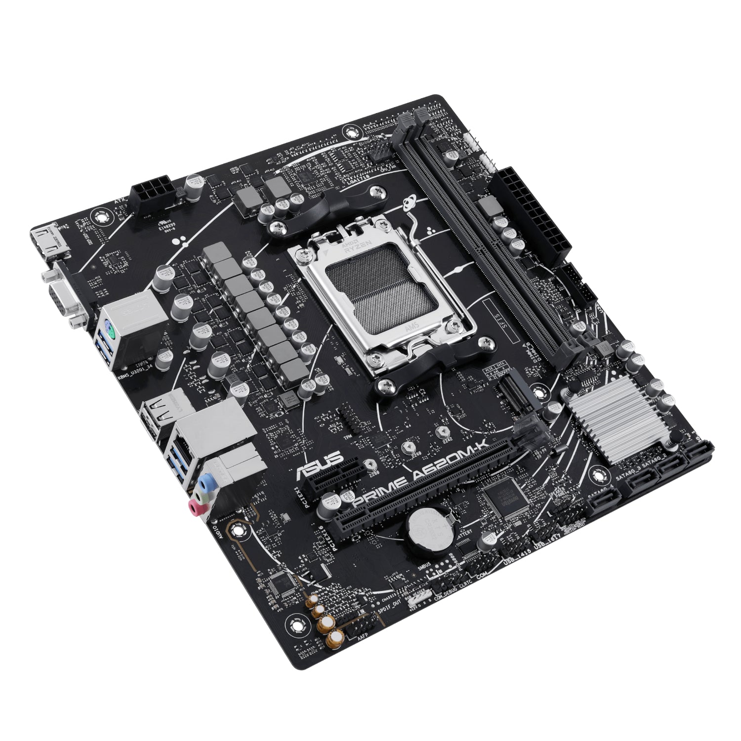 ASUS Prime A620M-K AM5 DDR5 M-ATX Motherboard | dynacor.co.za