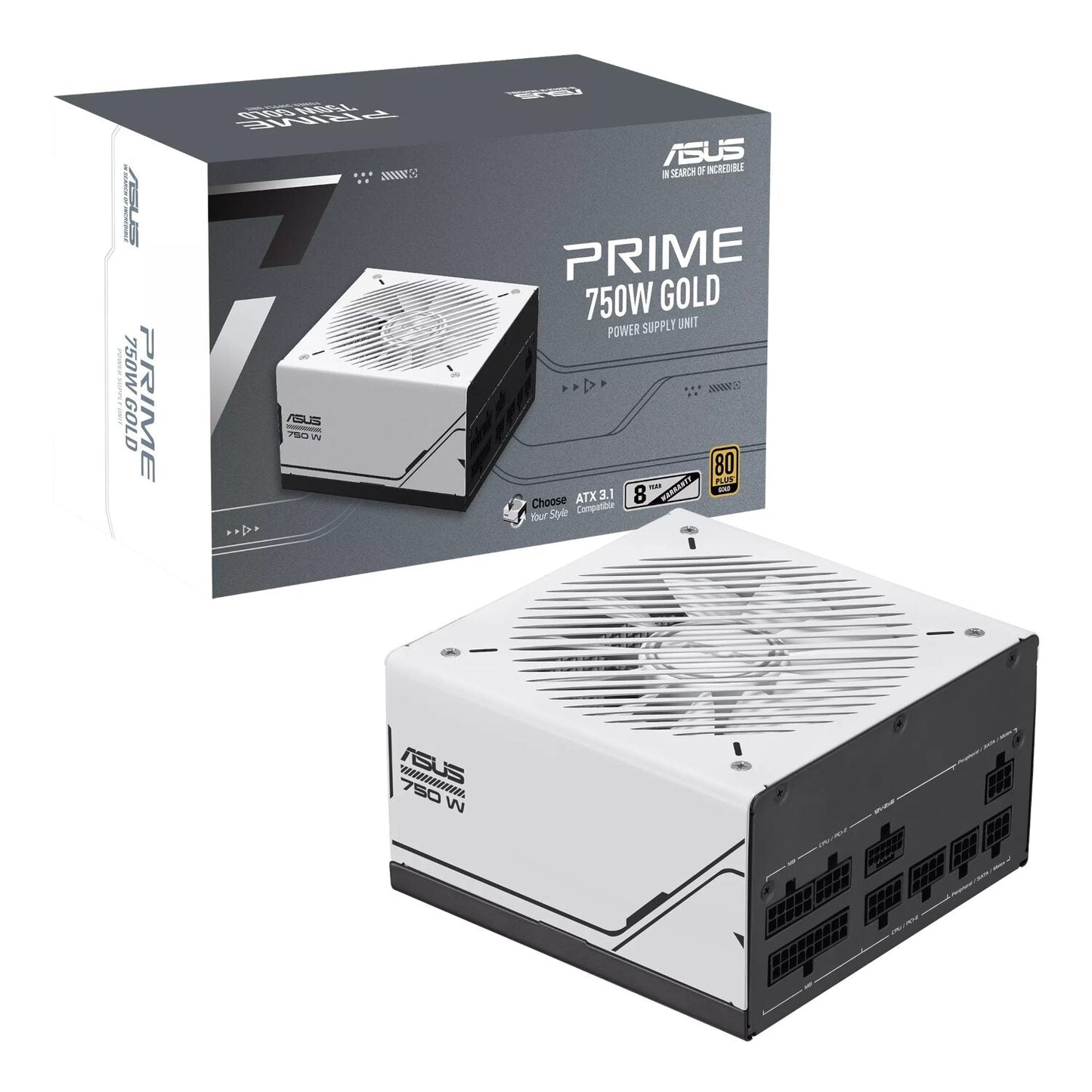 ASUS Prime AP-750G 750W 80+ Gold Fully Modular ATX3.1 Power Supply | dynacor.co.za