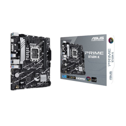 Asus PRIME B760M-K LGA1700 mATX Motherboard | dynacor.co.za