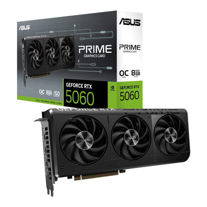 ASUS PRIME GeForce RTX 5060 OC 8GB GDDR7 GPU – SFF-Ready Graphics Card | dynacor.co.za