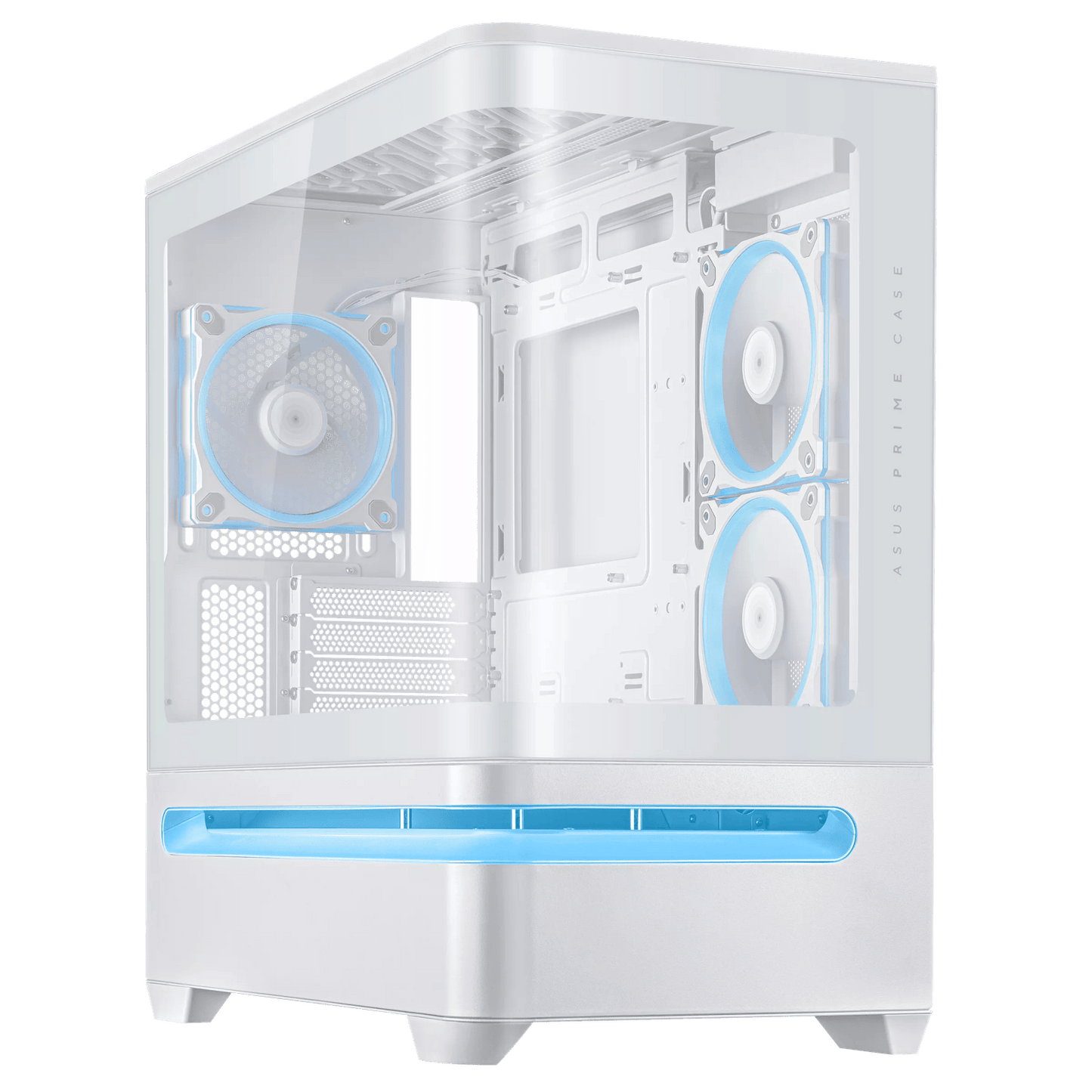 ASUS Prime AP202 ARGB mATX White Chassis | dynacor.co.za