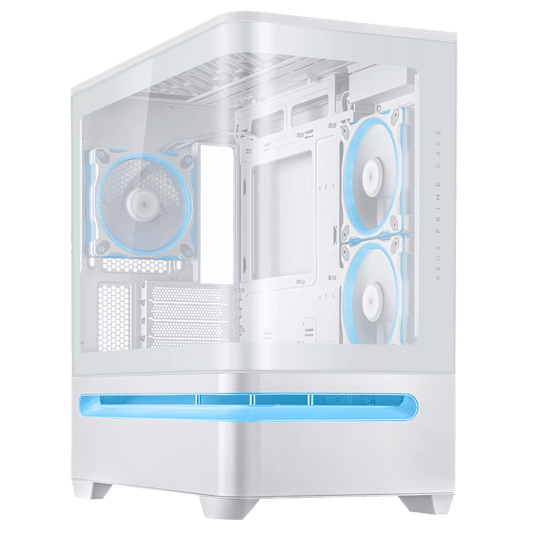 ASUS Prime AP202 ARGB mATX White Chassis | dynacor.co.za