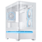 ASUS Prime AP202 ARGB mATX White Chassis | dynacor.co.za