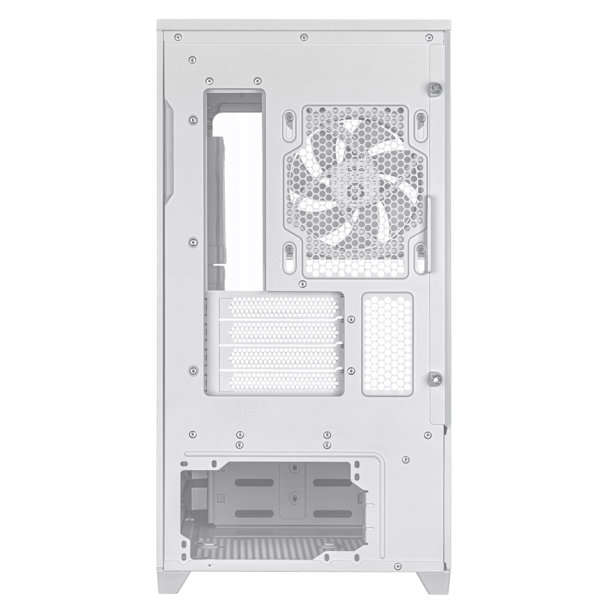 ASUS Prime AP202 ARGB mATX White Chassis | dynacor.co.za
