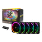 Antec Prizm 120 ARGB Case Fan 5 Pack + Controller - Black | dynacor.co.za