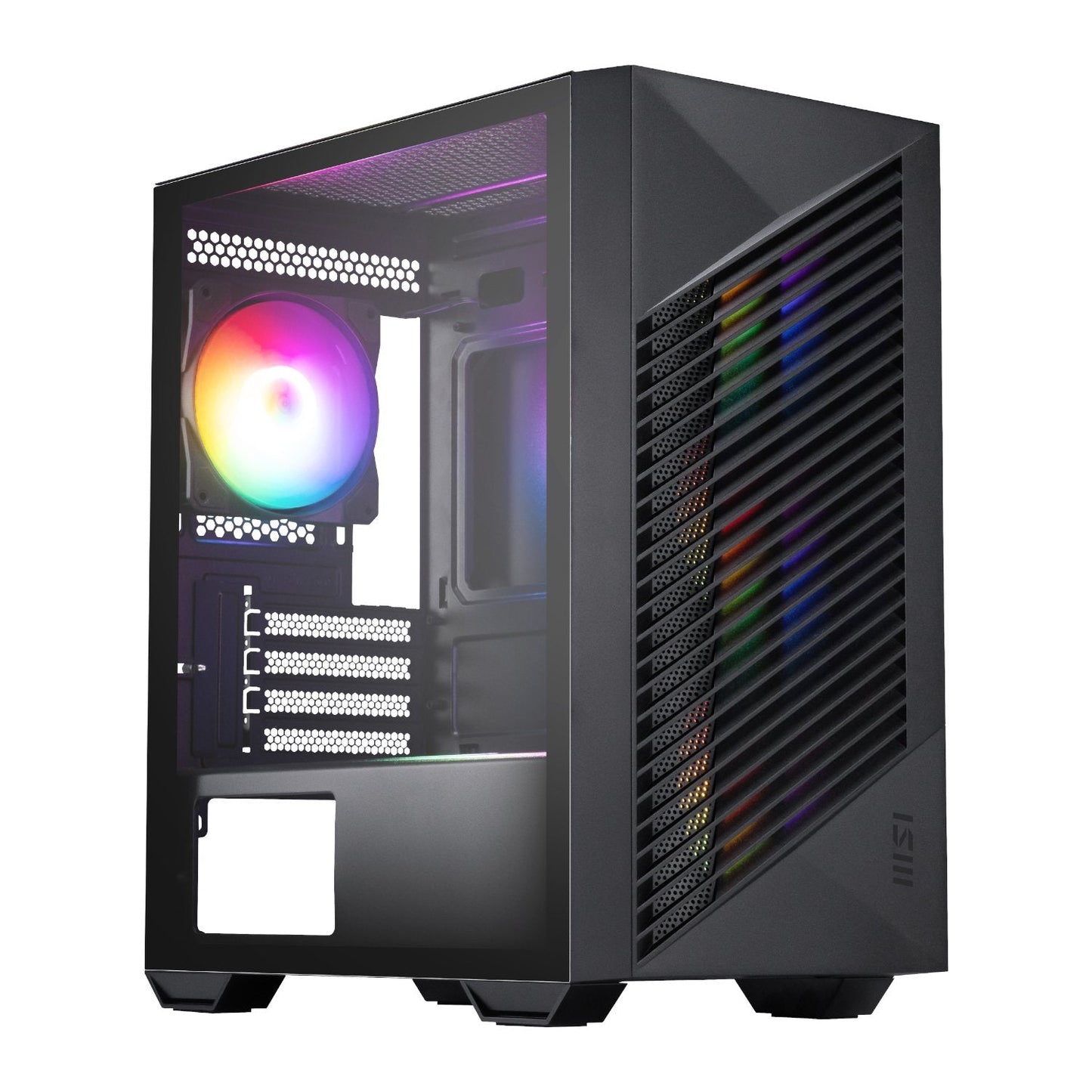 MSI PRO FORGE M050A Micro-ATX Gaming Chassis - Black | dynacor.co.za