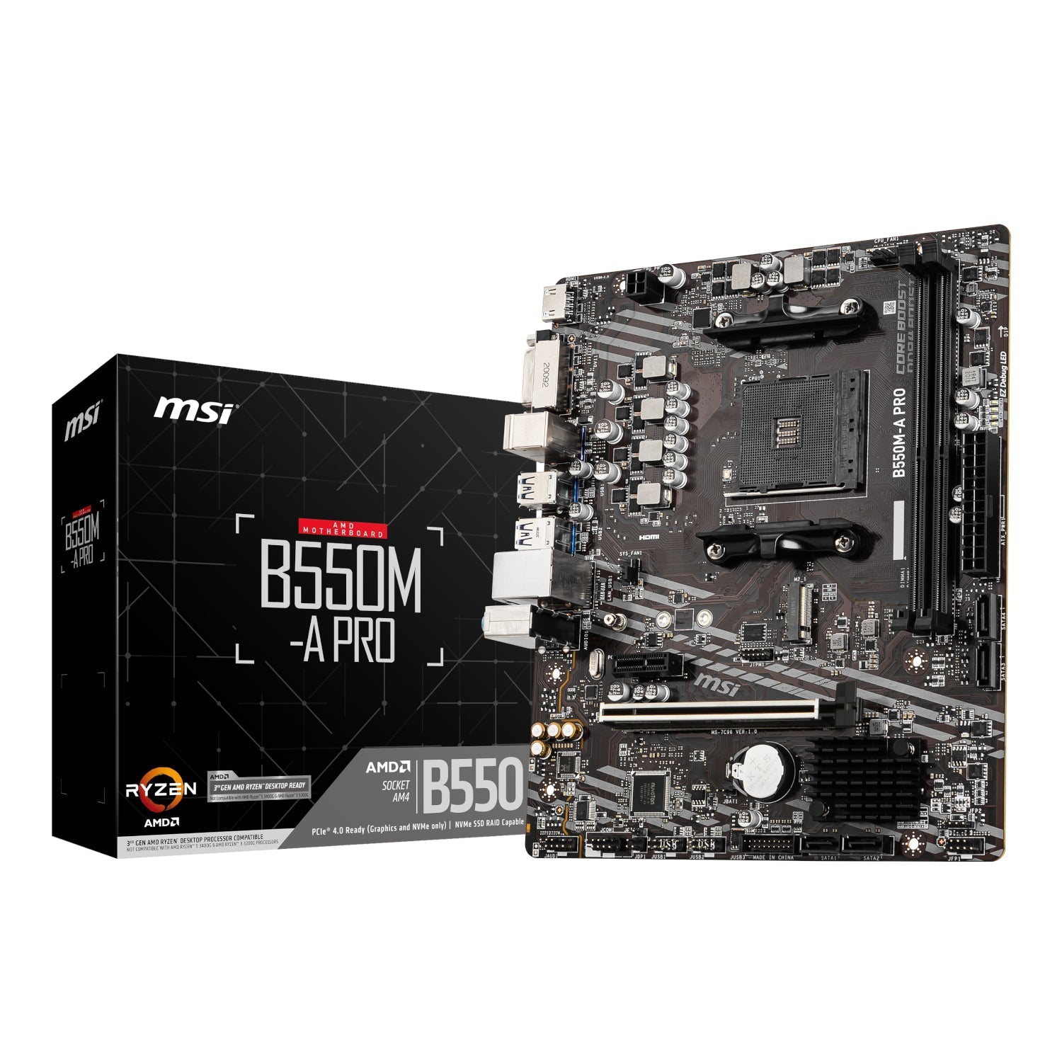 MSI B550M-A Pro AM4 M-ATX Motherboard | dynacor.co.za