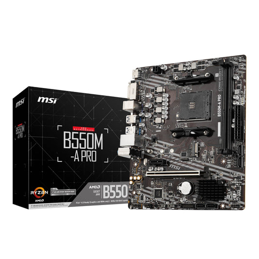 MSI B550M-A Pro AM4 M-ATX Motherboard | dynacor.co.za