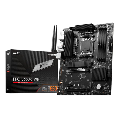 MSI PRO B650-S Wi-Fi AMD AM5 mATX Gaming Motherboard | dynacor.co.za