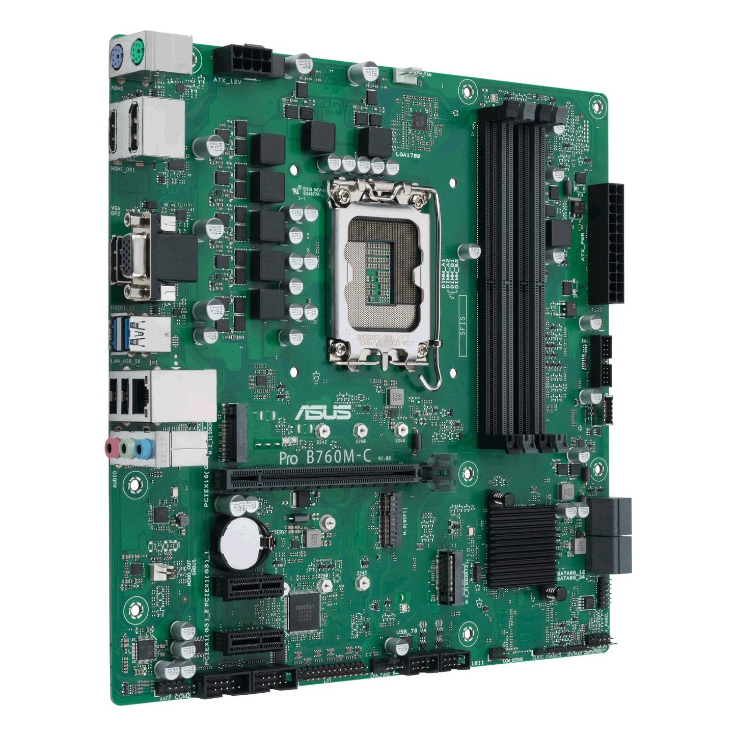 ASUS PRO B760M C CSM LGA 1700 M-ATX Motherboard | dynacor.co.za