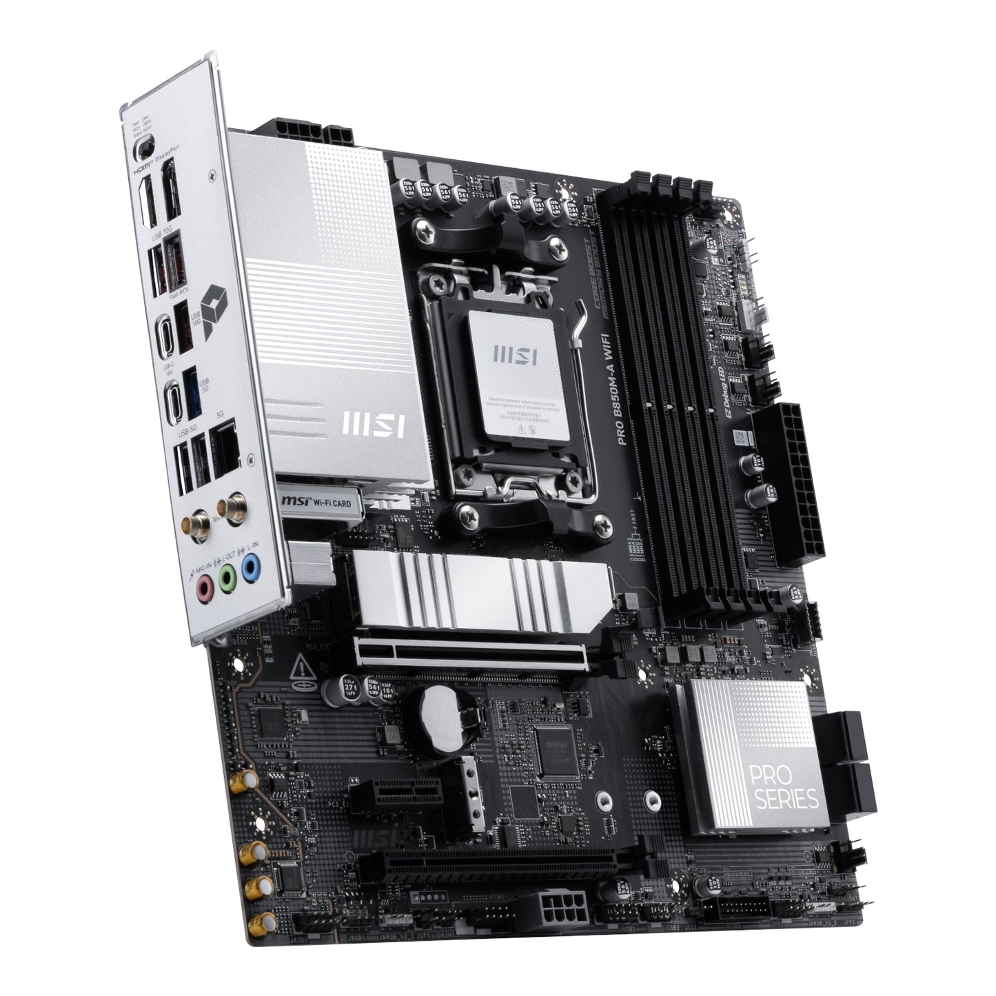 MSI PRO B850M-A WIFI AM5 DDR5 M-ATX Motherboard | dynacor.co.za