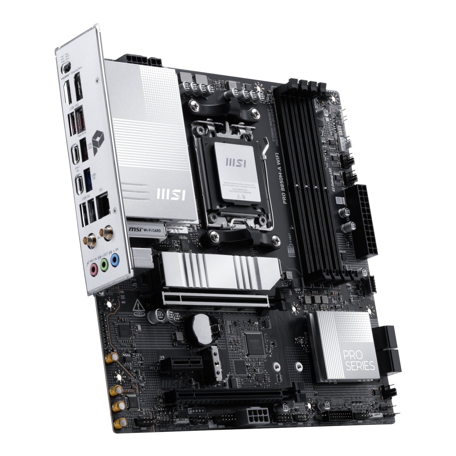 MSI PRO B850M-A WIFI AM5 DDR5 M-ATX Motherboard | dynacor.co.za