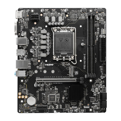 MSI PRO H610M-E Intel LGA1700 DDR5 M-ATX Motherboard | dynacor.co.za