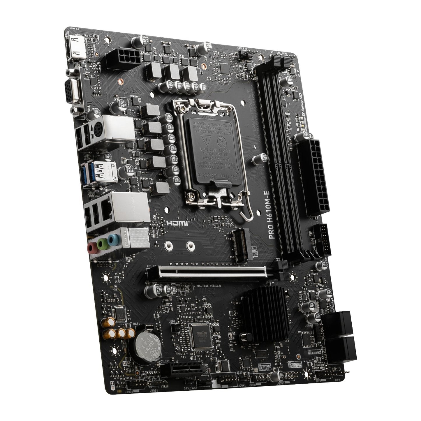 MSI PRO H610M-E Intel LGA1700 DDR5 M-ATX Motherboard | dynacor.co.za