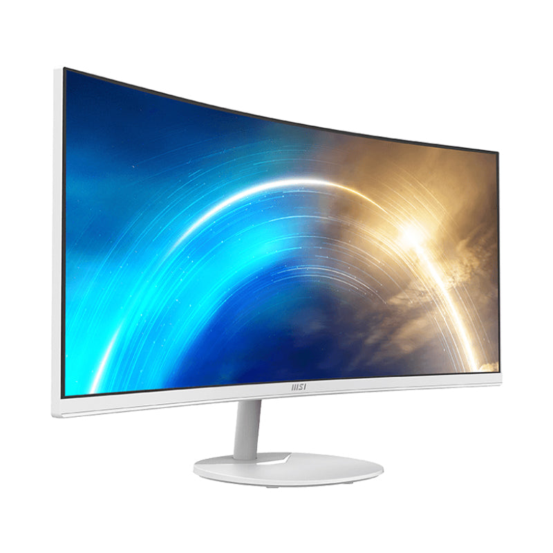 MSI PRO MP341CQ Professional Monitor 3440x1440 (UWQHD) VA 1ms 100Hz HDMI White | dynacor.co.za