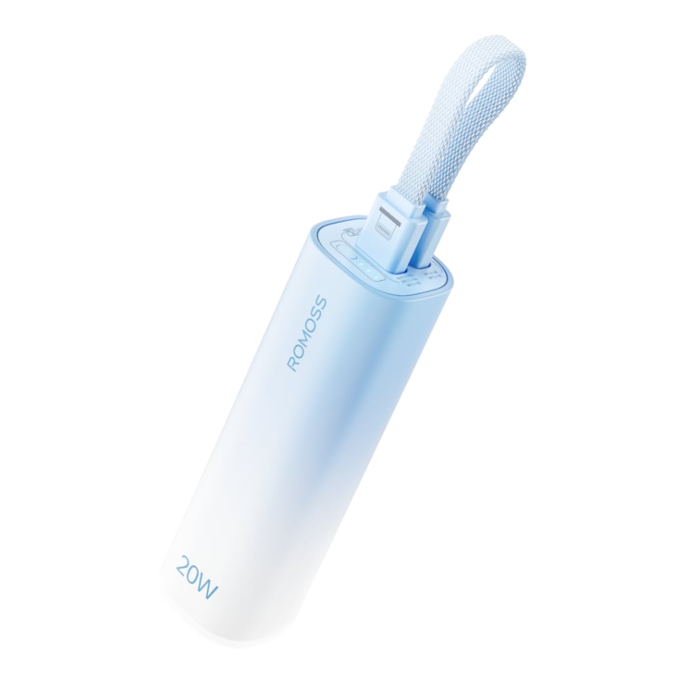 Romoss PSC05 5000mAh 20W Mini Power Bank – Blue | dynacor.co.za