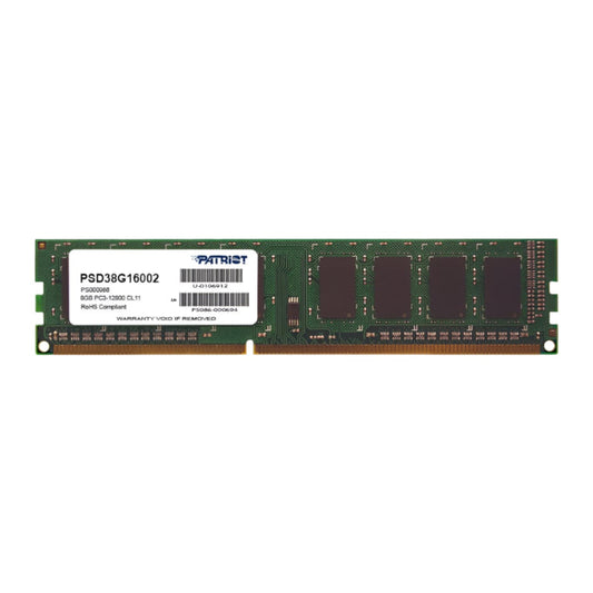 Patriot Signature Line 8GB 1600MHz DDR3 Single Rank Desktop Memory | dynacor.co.za