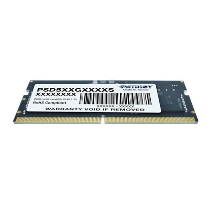 Patriot Signature Line DDR5 8GB 4800MHz Single Rank SODIMM Notebook Memory | dynacor.co.za