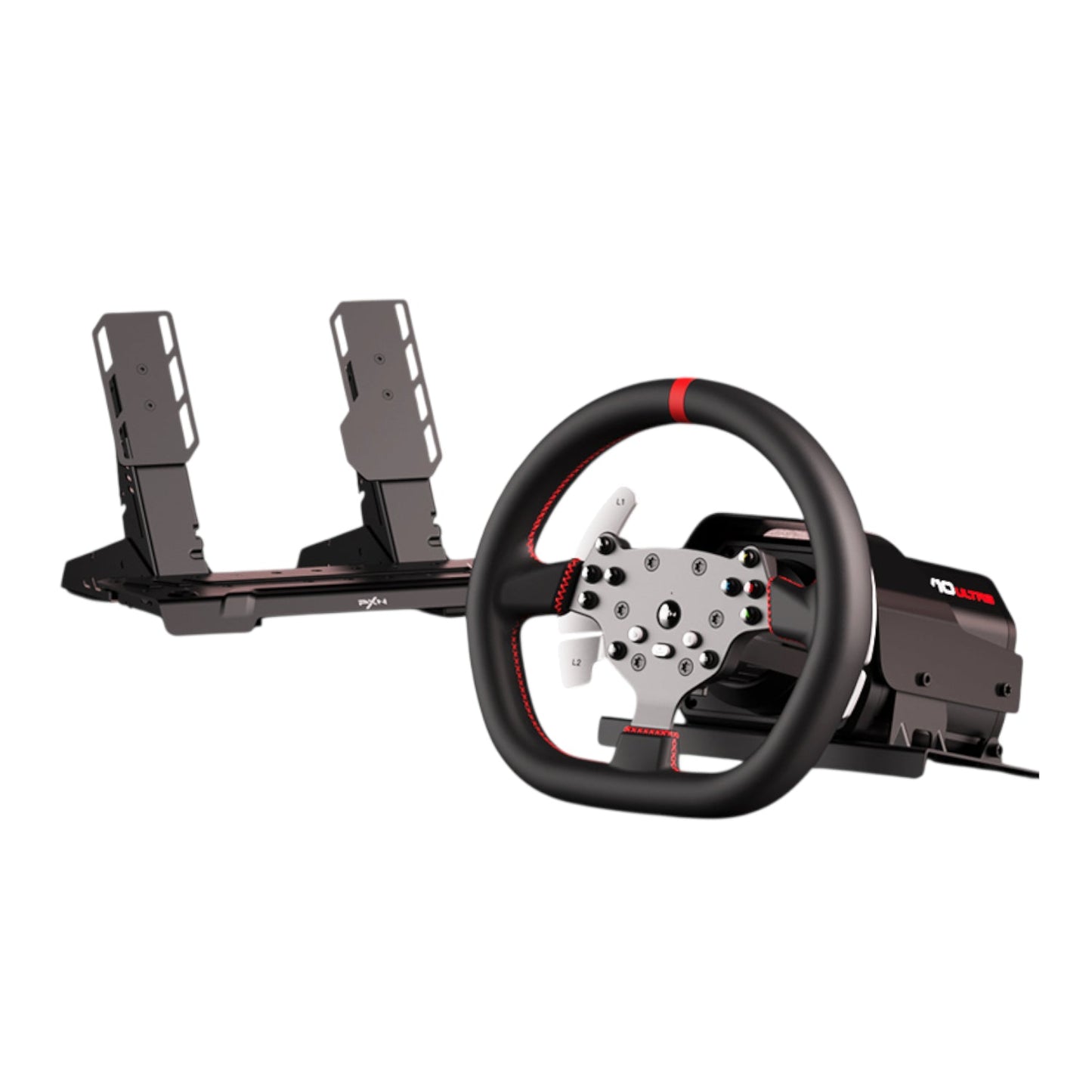 PXN V10 Ultra 270/900° 3.2nm Direct Drive USB Steering Wheel with Hall Effect Dual Pedals | dynacor.co.za