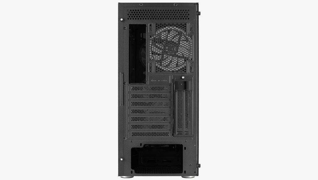 Aerocool Prism ARGB Black Mid tower case - 120mm ARGB Fan x 4; 6-port ARGB control hub - ATX - 2x 2.5'' or 2x3.5'' - 360 Radiato | dynacor.co.za