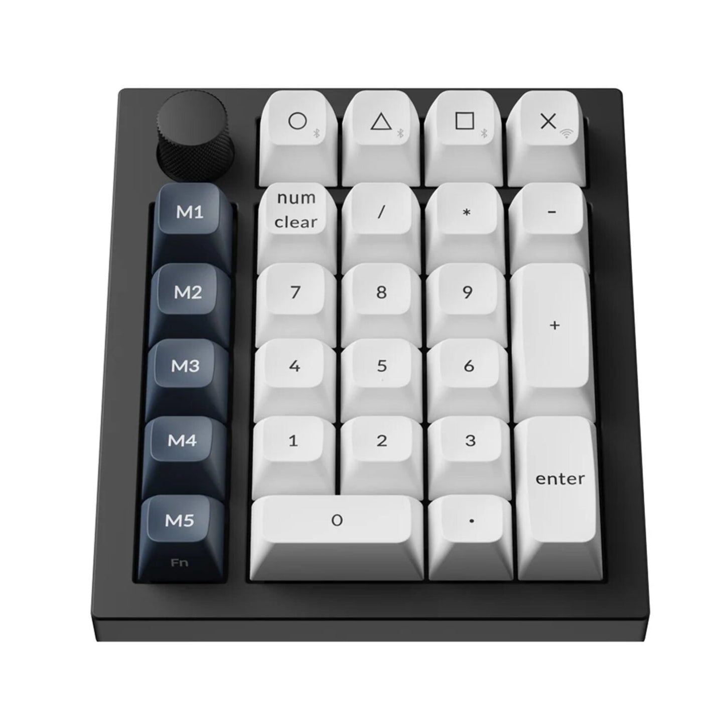 Keychron Q0 Max QMK Gateron Jupiter Red RGB Wireless Custom Number Pad Carbon Black | dynacor.co.za