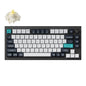 Keychron Q1 Max QMK/VIA RGB Wireless Custom Mechanical Keyboard (Gateron BANANA Switches) - Black | dynacor.co.za