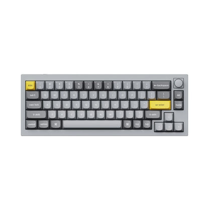 Keychron Q2 65% Red G Pro Switches Aluminium RGB Wired Keyboard - Grey | dynacor.co.za