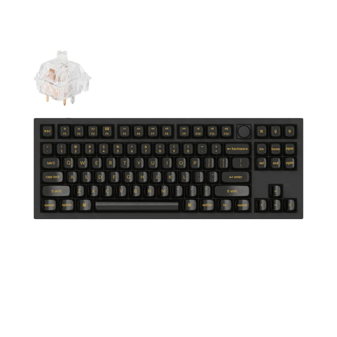 Keychron Q3 80% Brown Switches Aluminium RGB Wired Keyboard - Black | dynacor.co.za