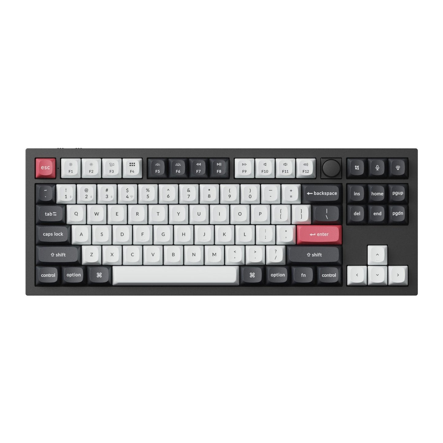 Keychron Q3 HE QMK 80% Wireless Custom Mechanical Keyboard (Nebula Switch) – Carbon Black | dynacor.co.za