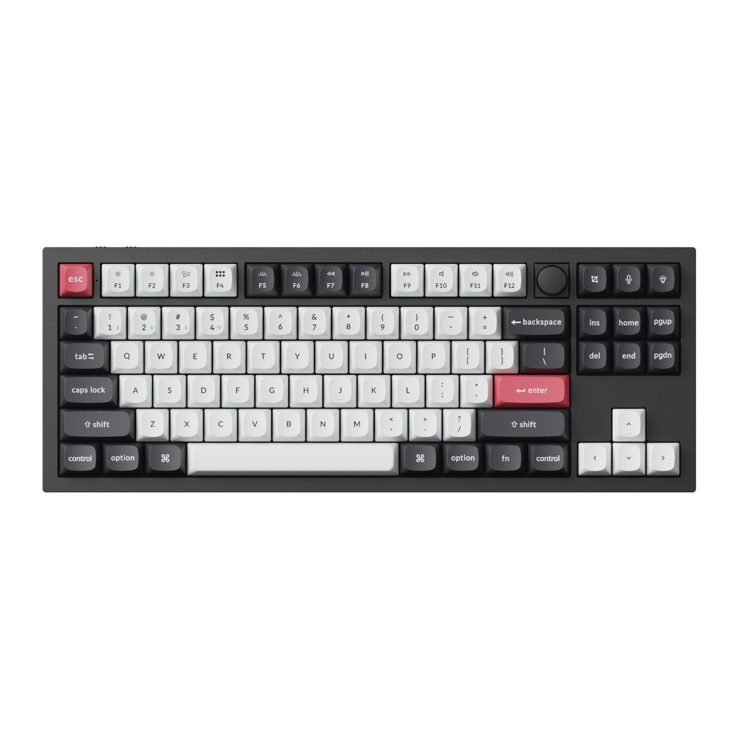 Keychron Q3 HE QMK 80% Wireless Custom Mechanical Keyboard (Nebula Switch) – Carbon Black | dynacor.co.za