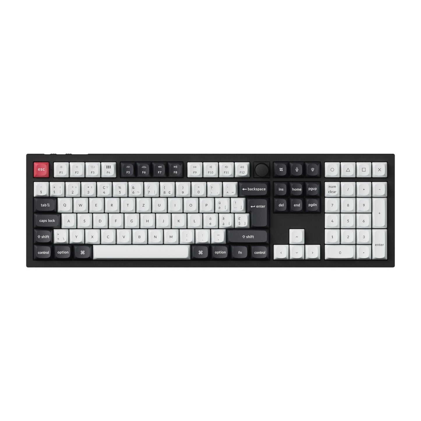 Keychron Q6 HE QMK Full-size Wireless Custom Mechanical Keyboard (Nebula Switch) – Carbon Black | dynacor.co.za