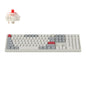 Keychron Q6 Max QMK/VIA Wireless Custom Mechanical Keyboard OSA Gateron Red Jupiter Switches - Shell White | dynacor.co.za