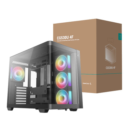 DeepCool CG530U 4F ATX Gaming Chassis - Black | dynacor.co.za