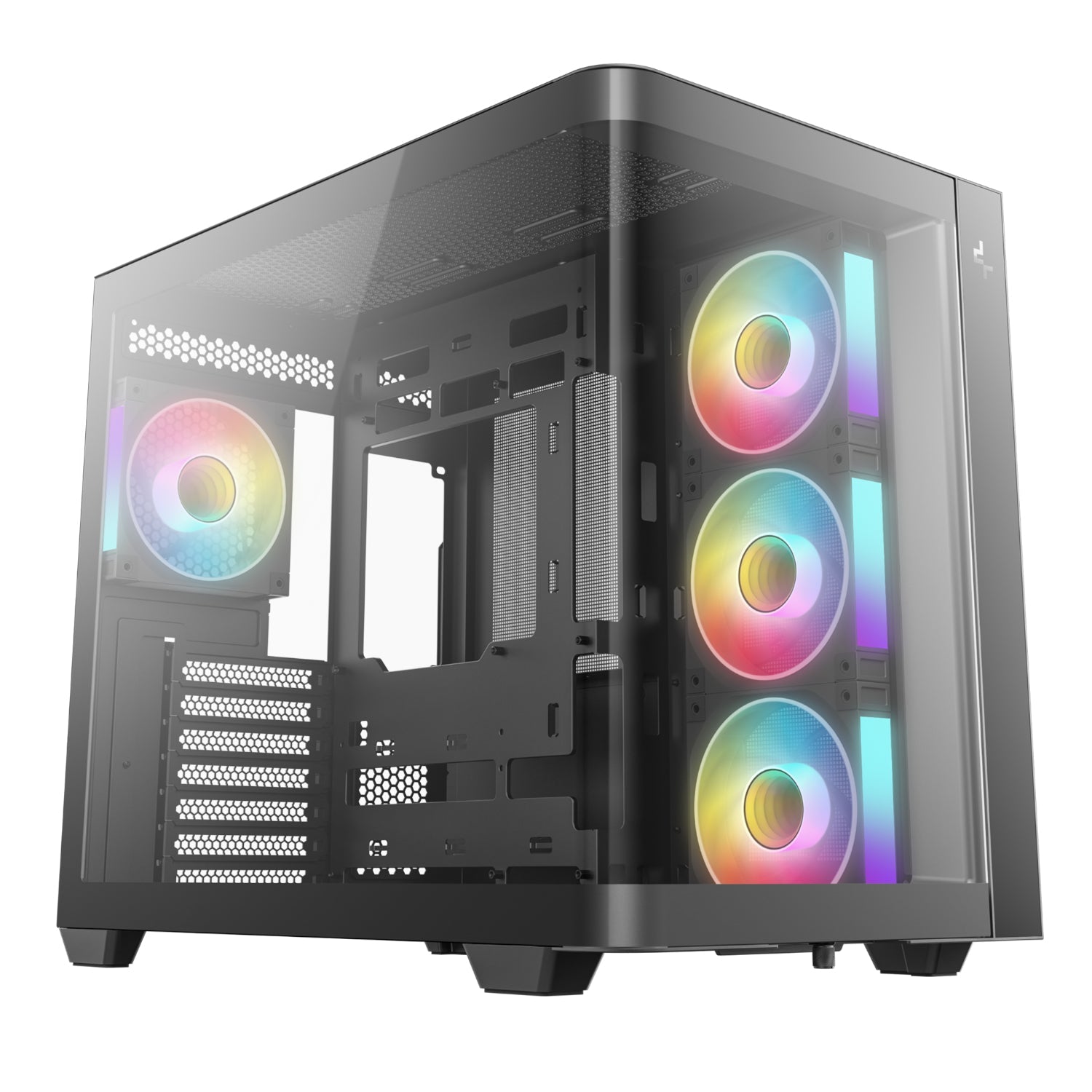 DeepCool CG530U 4F ATX Gaming Chassis - Black | dynacor.co.za